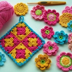 17 Variegated Yarn Crochet Patterns (All Free!) - Daisy Cottage Designs