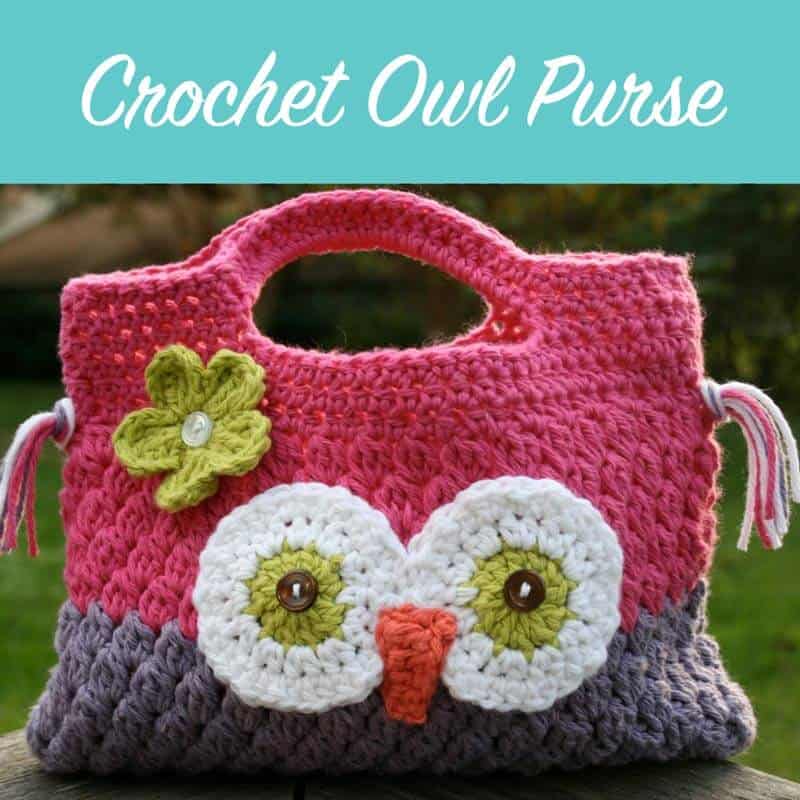 Crochet owl best sale bag pattern