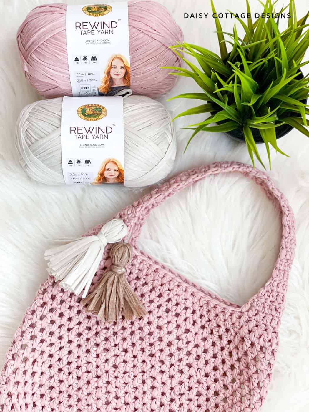 Crocheted Market Bags: Cotton vs. Acrylic 