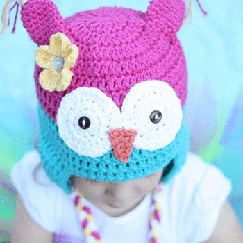 Free Owl Hat Crochet Pattern {Toddler Size}