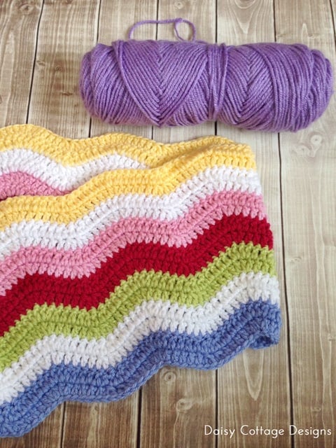 Rainbow ripple best sale baby blanket tutorial