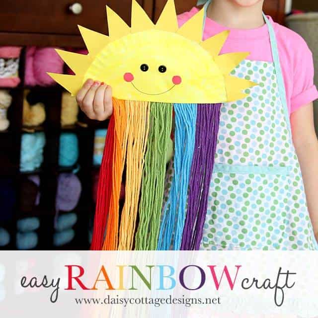 Smiling Rainbow Paper Craft