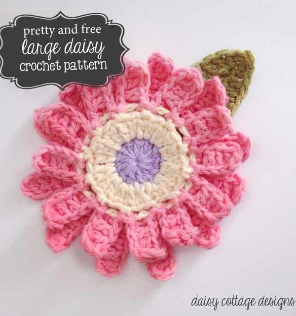 Large Flower Crochet Pattern