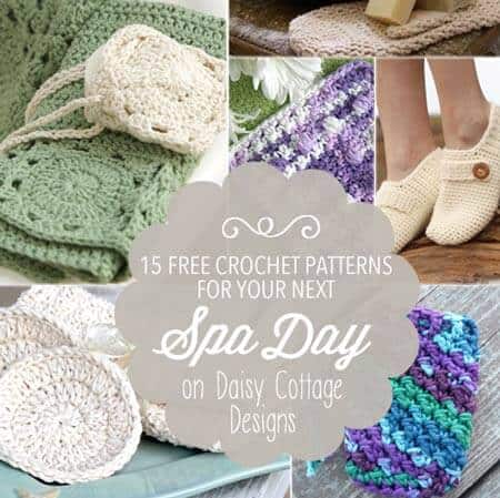 15 Free Crochet Patterns for Spa Days