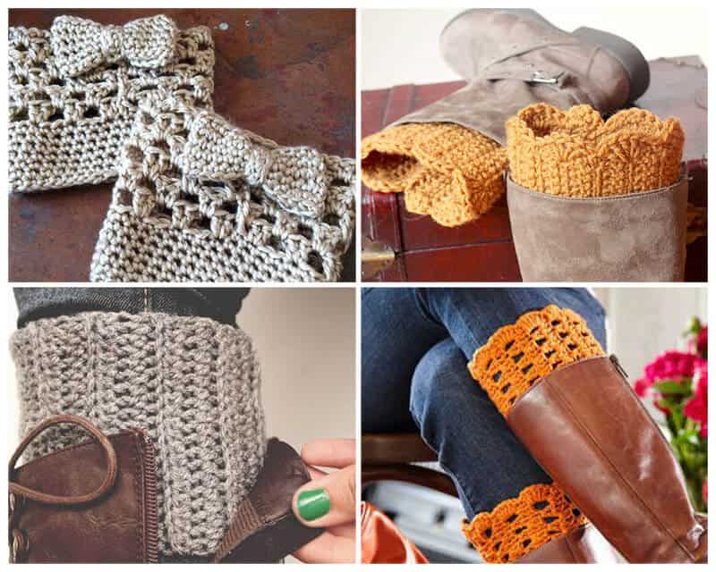 Crochet hot sale boot toppers