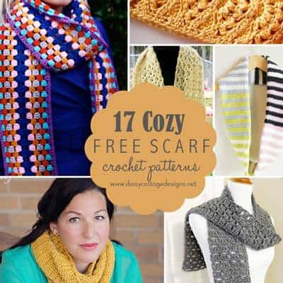 17 Free Crochet Scarf Patterns