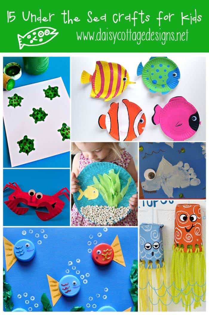 Download 15 Under the Sea Crafts for Kids | Daisy Cottage Designs