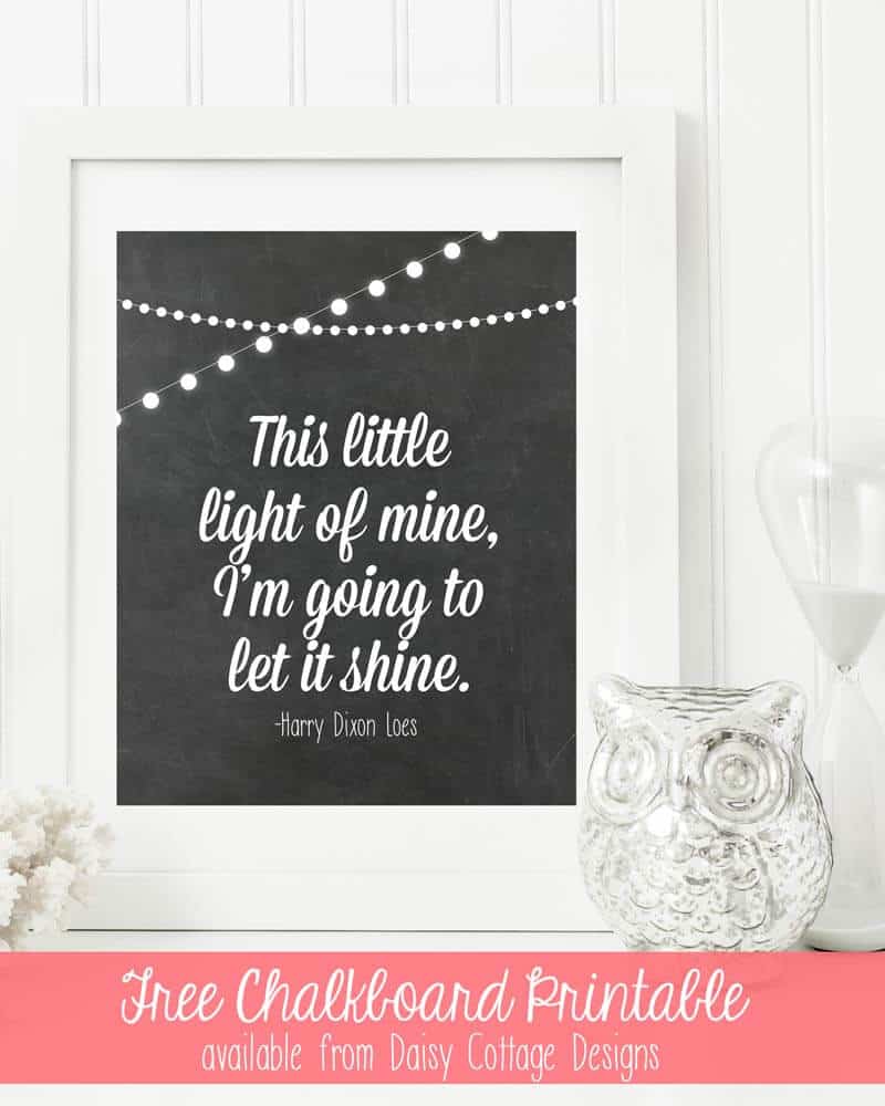 This Little Light of Mine Printable