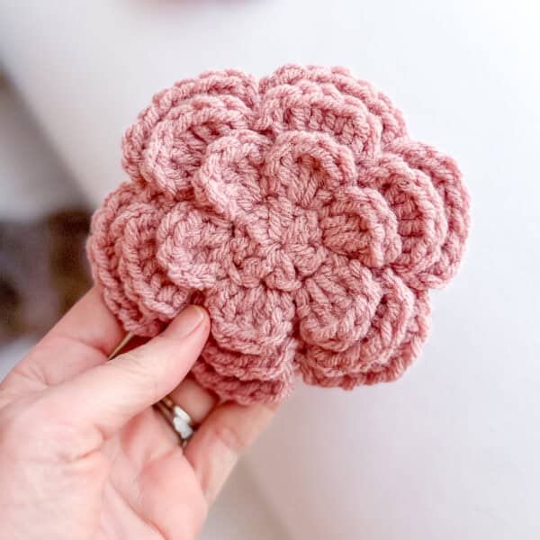 Flower Crochet Pattern | Large Crochet Flower Pattern