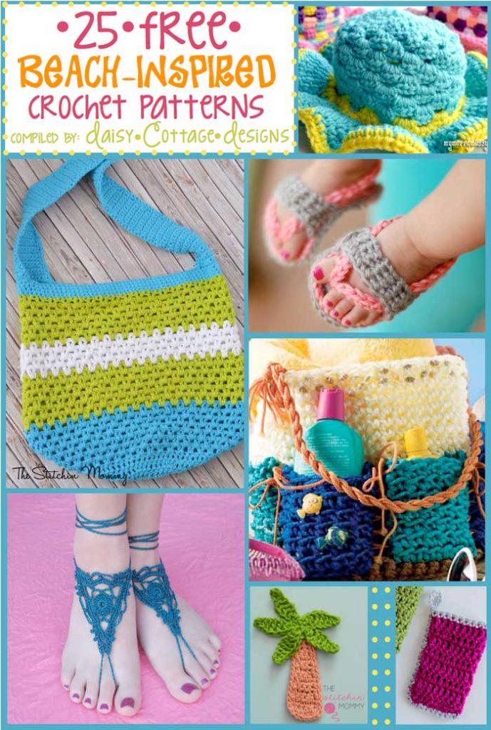 When it's too hot for afghans and scarves, these 25 crochet ideas for summer will help you satisfy the need to crochet. From Beach bags to barefoot sandals, there's something for everyone!