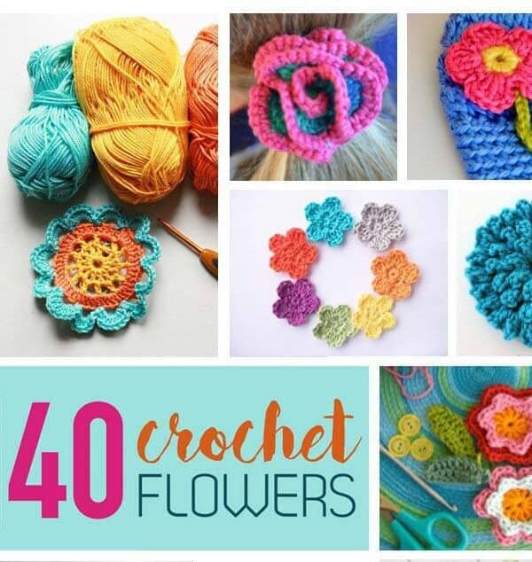 Crochet Flower Pattern Collection: 40 Free Crochet Patterns