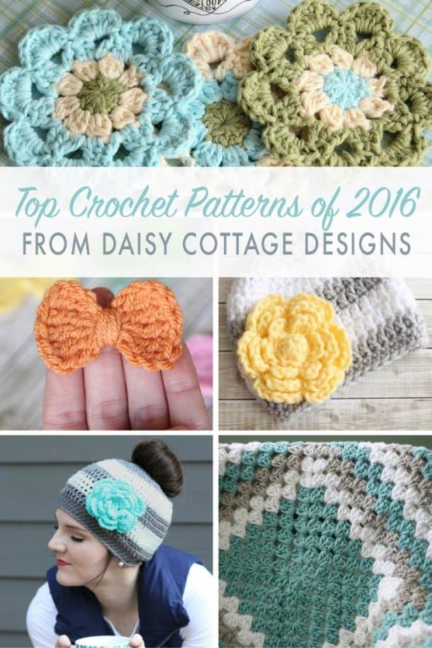 Best Free Crochet Patterns of 2016 Daisy Cottage Designs
