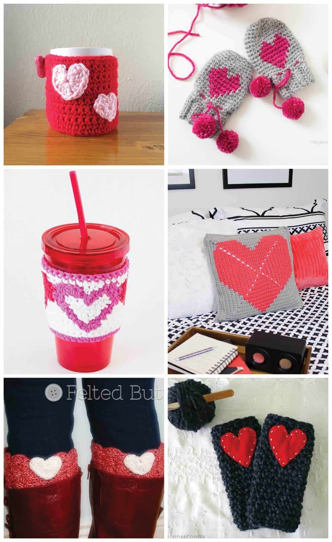 crochet heart patterns | free crochet patterns | Daisy Cottage Designs These crochet patterns make wonderful gifts for everyone on your list this Valentine's Day! 