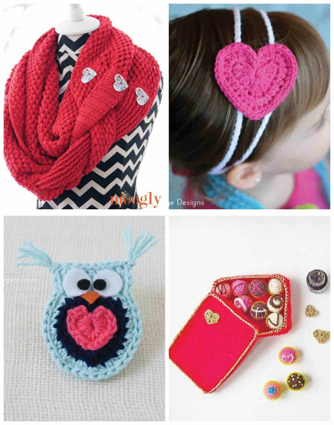 Valentine's Day Owls And Hearts Patterns 