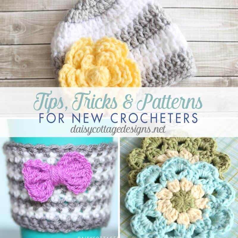 Simple Crochet Dishcloth - Daisy Cottage Designs