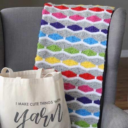 Crochet Blanket Pattern: A Bright & Fun Free Crochet Pattern