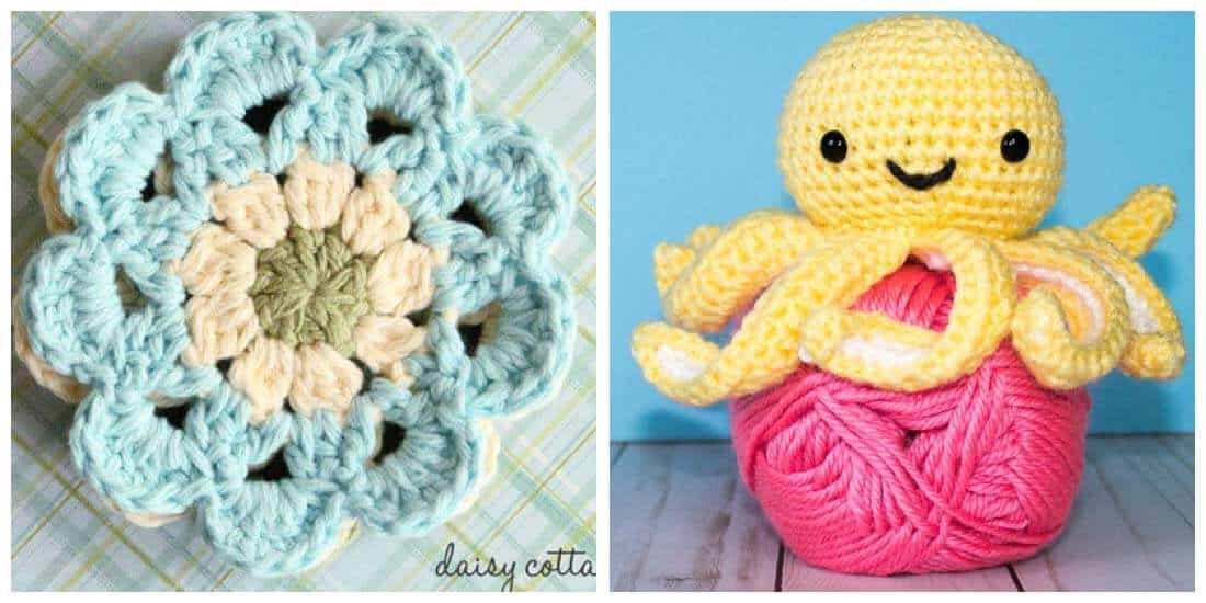 easy crochet patterns | quick crochet patterns | fast crochet projects | free crochet patterns | Daisy Cottage Designs has compiled this adorable collection of crochet patterns that are both quick and easy to make! Use them to make gifts for friends or goodies for yourself!