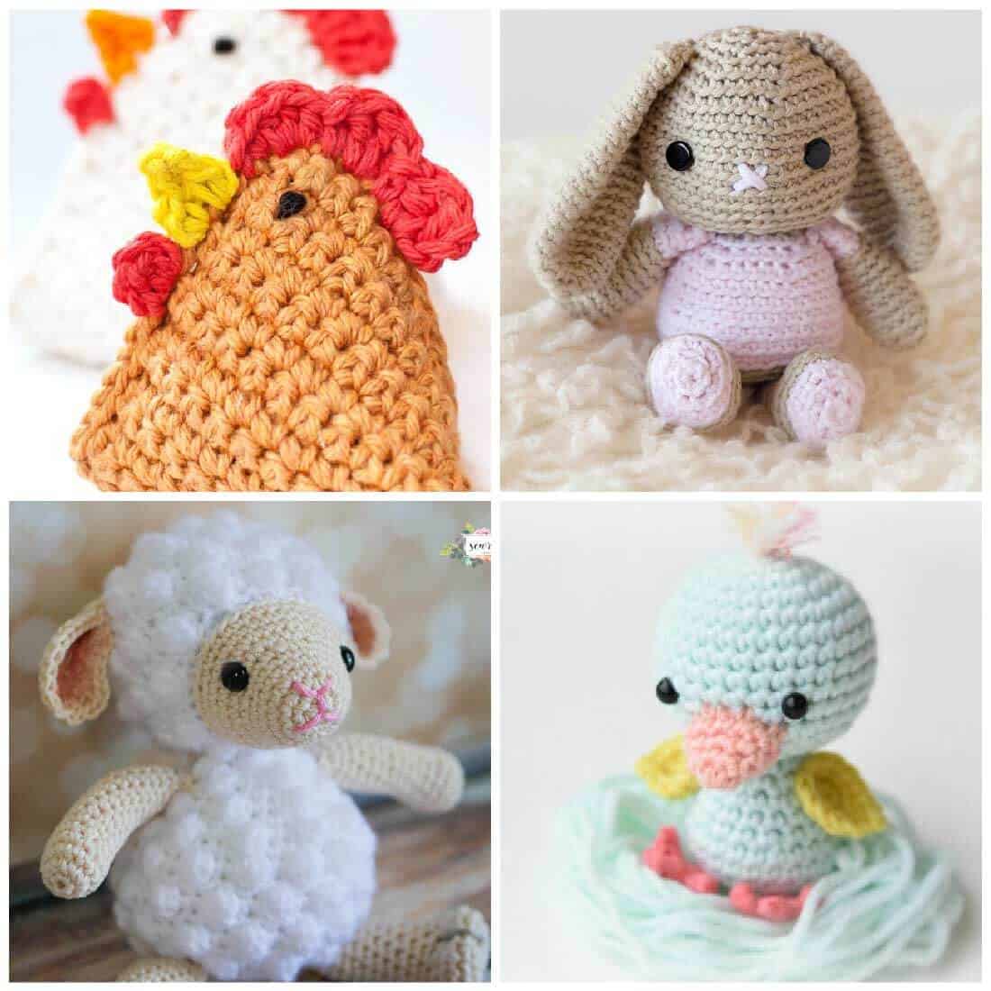 crocheted stuffed animals