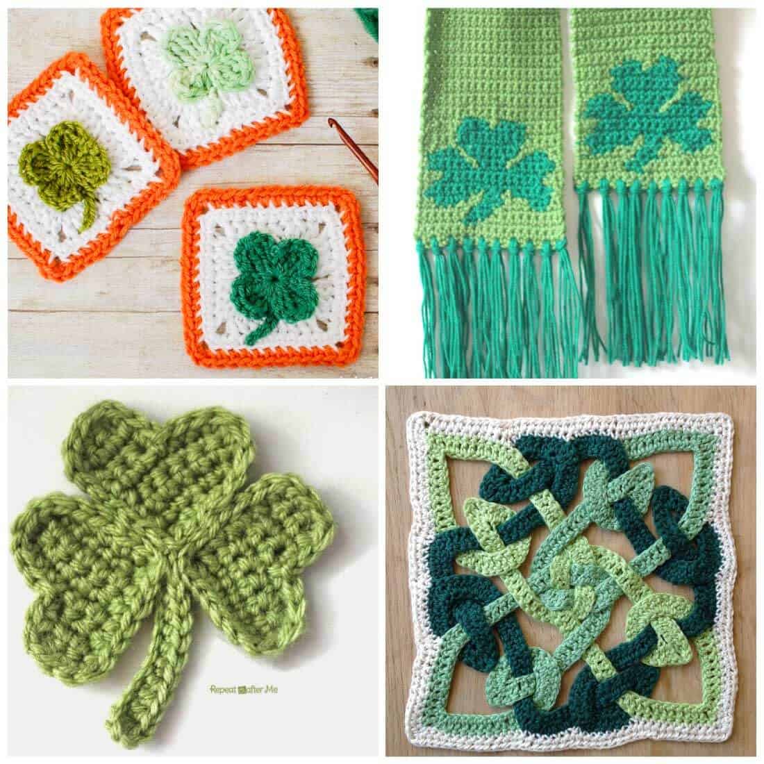 free crochet patterns | St. Patrick's Day | easy crochet patterns | crochet patterns | Use these free crochet patterns to whip something up in time for St. Patrick's Day. Bright and fun, these are a fun way to go green and get in touch with your Irish side. 