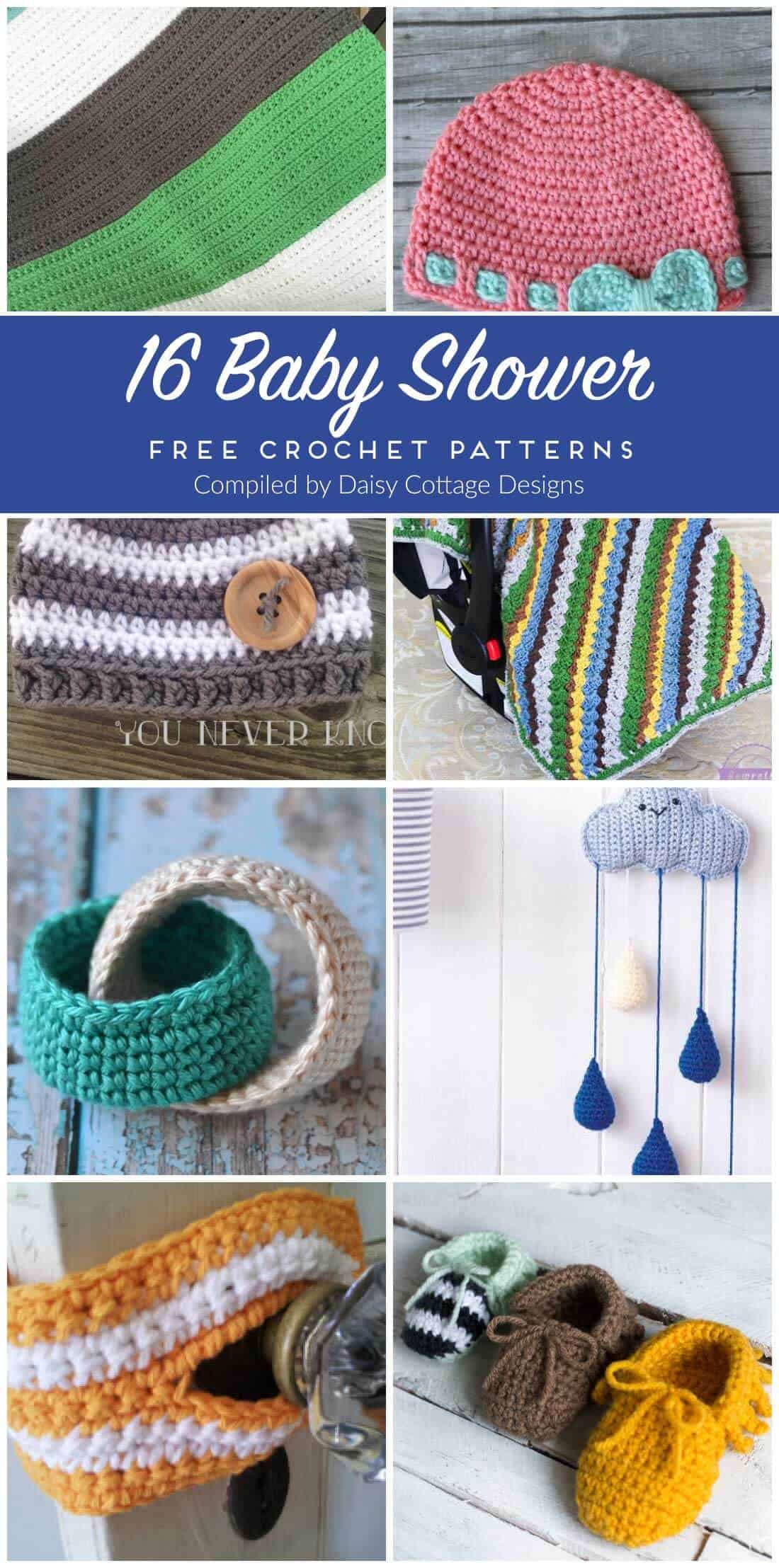 free crochet patterns | baby crochet patterns | crochet patterns for baby | Use one of these adorable crochet patterns to make something for that upcoming baby shower. These free patterns make adorable gifts that will be treasured for a lifetime. 