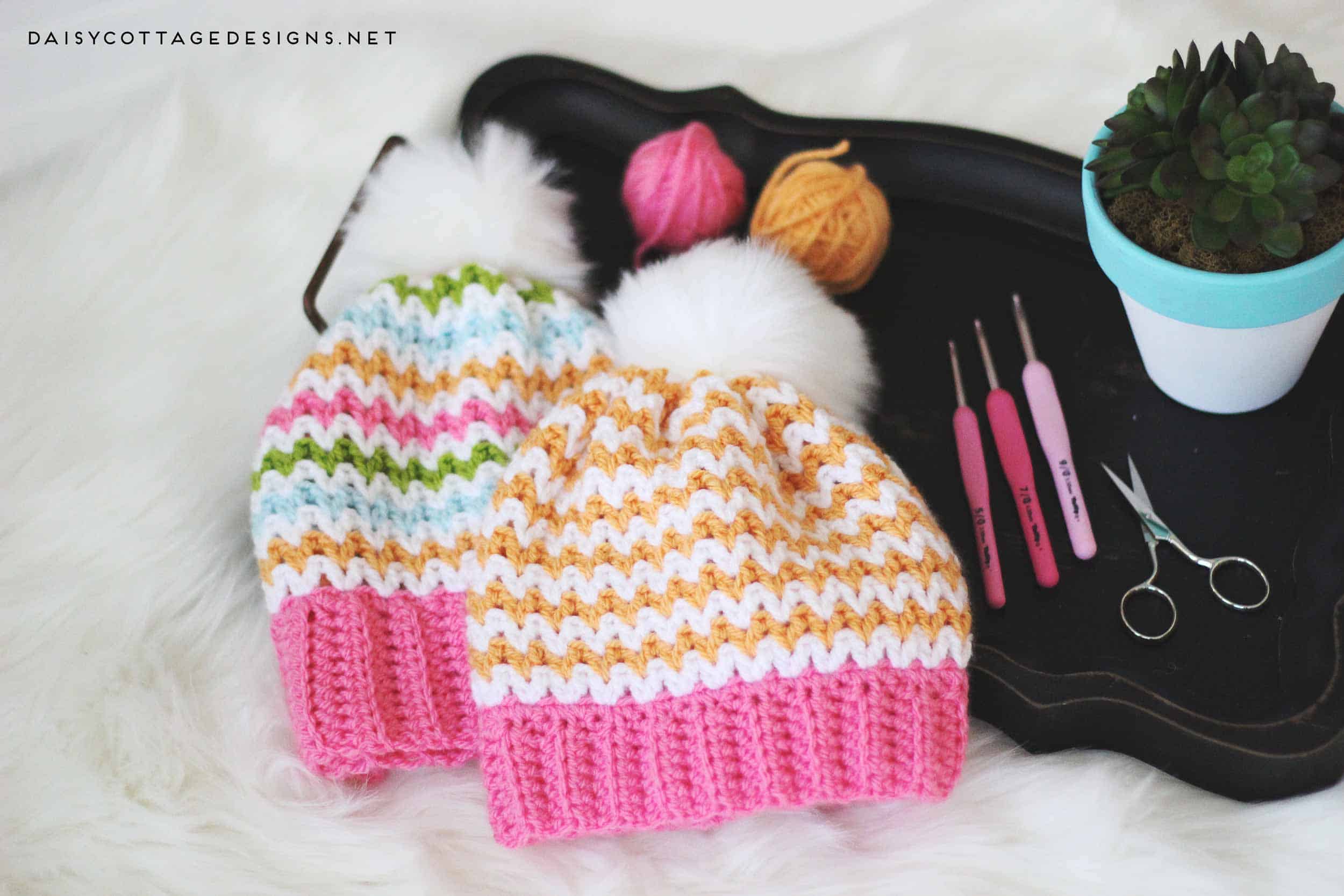 Crochet Hat Patterns for Kids - Daisy Cottage Designs