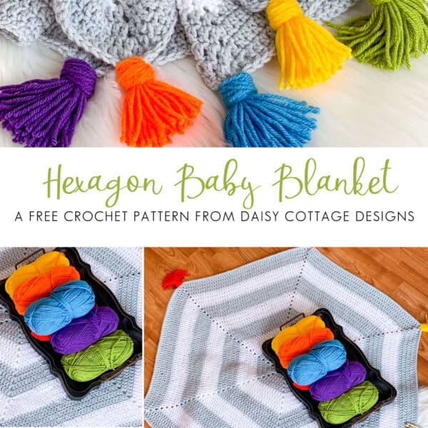 Hexagon Baby Blanket Crochet Pattern