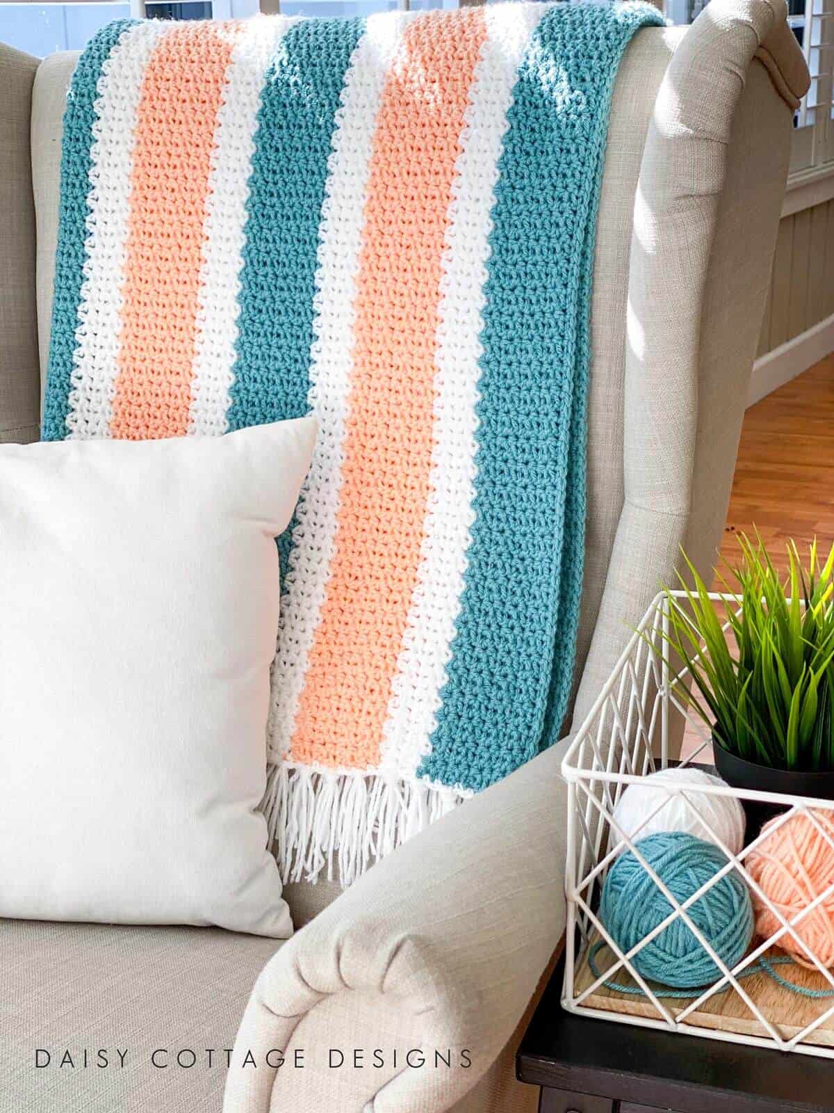This beautiful half double crochet blanket pattern is one that you'll come back to over and over again. Use this gorgeous crochet stitch to create beautiful afghans. 