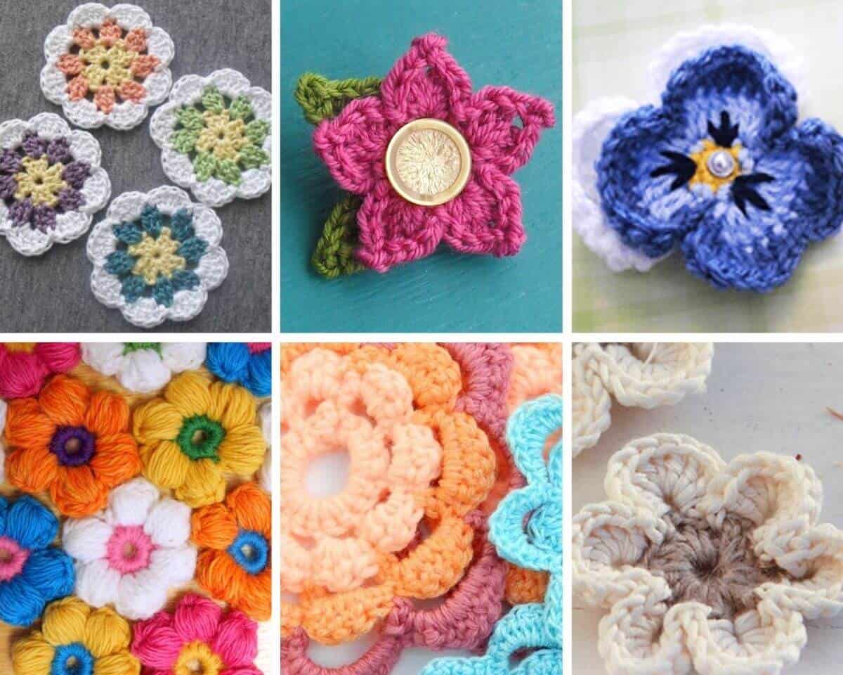 The Ultimate List of Crochet Flowers (46 Free Patterns)