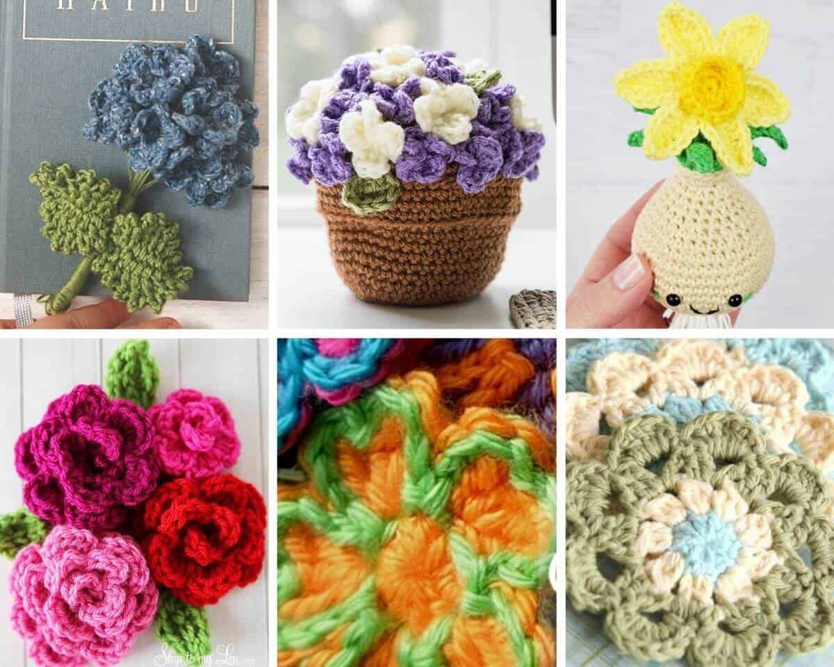 Pretty Free Flower Crochet Patterns