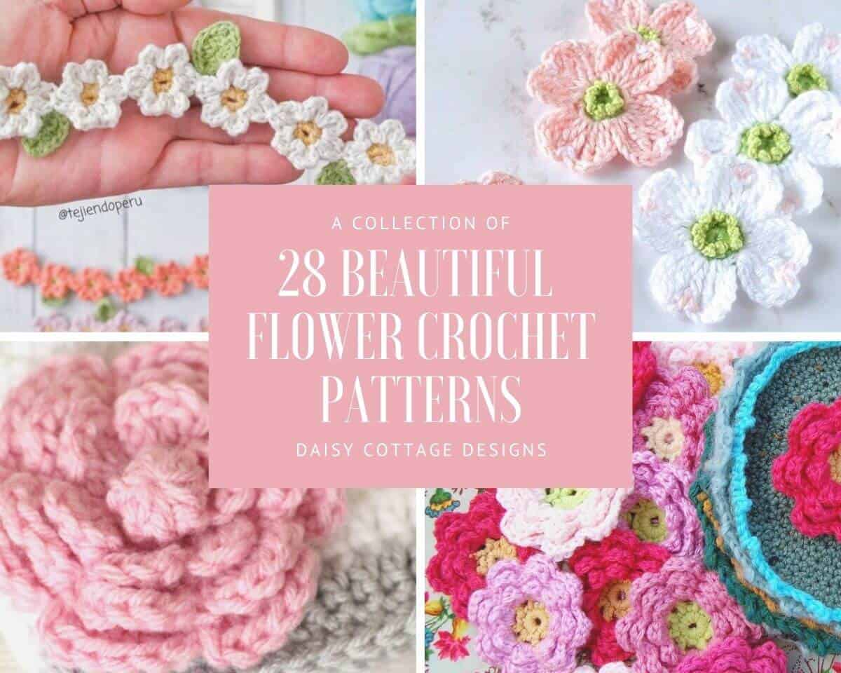 28 Free Flower Crochet Patterns Daisy Cottage Designs