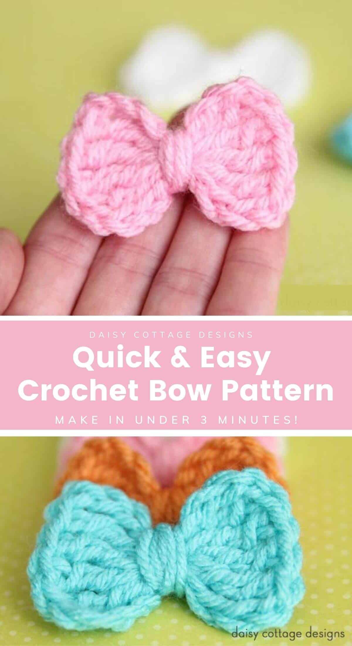 How to Make a Crochet Bow Pattern