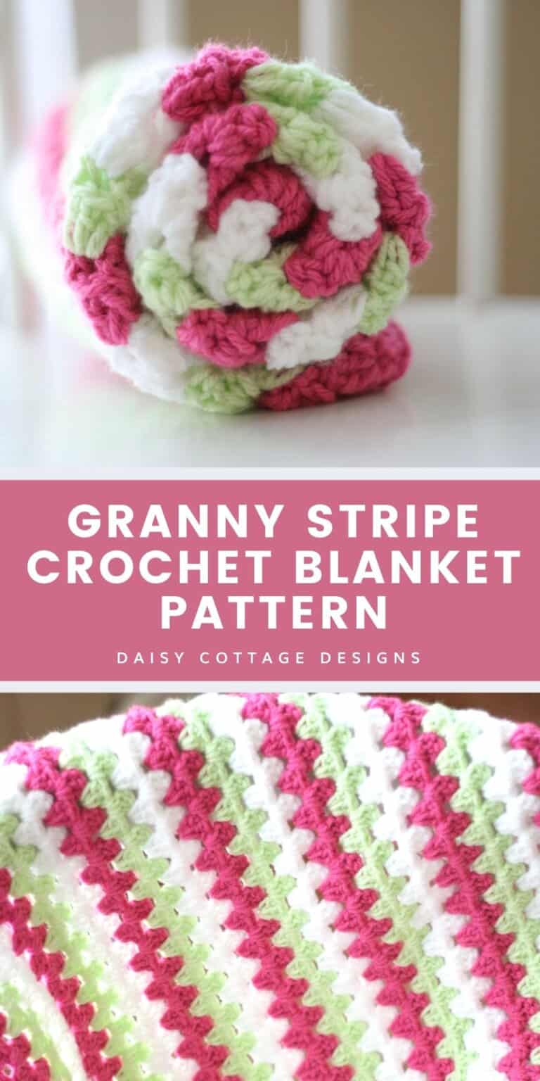 How to Make a Granny Stripe Crochet Pattern Daisy Cottage Designs