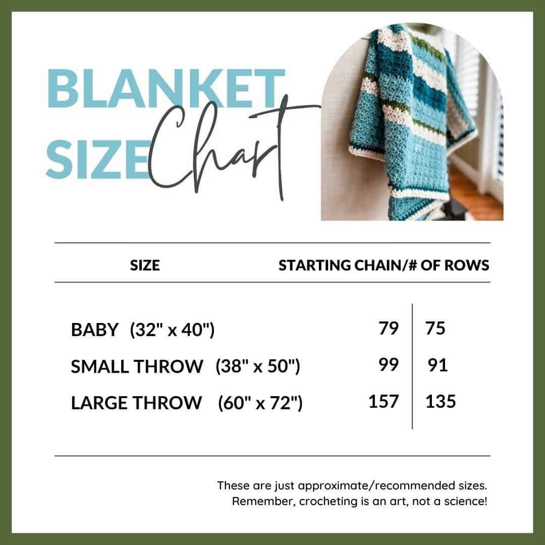 Blanket Size Chart 