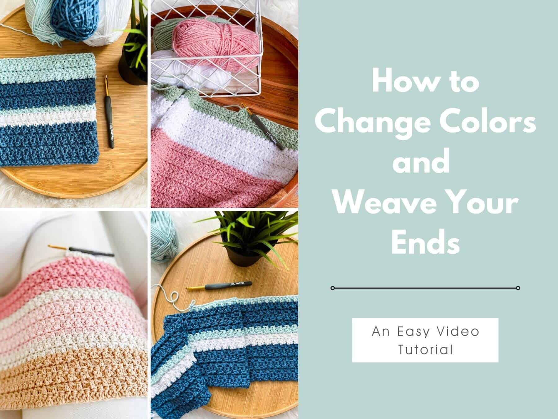 How to Change Color in Crochet 