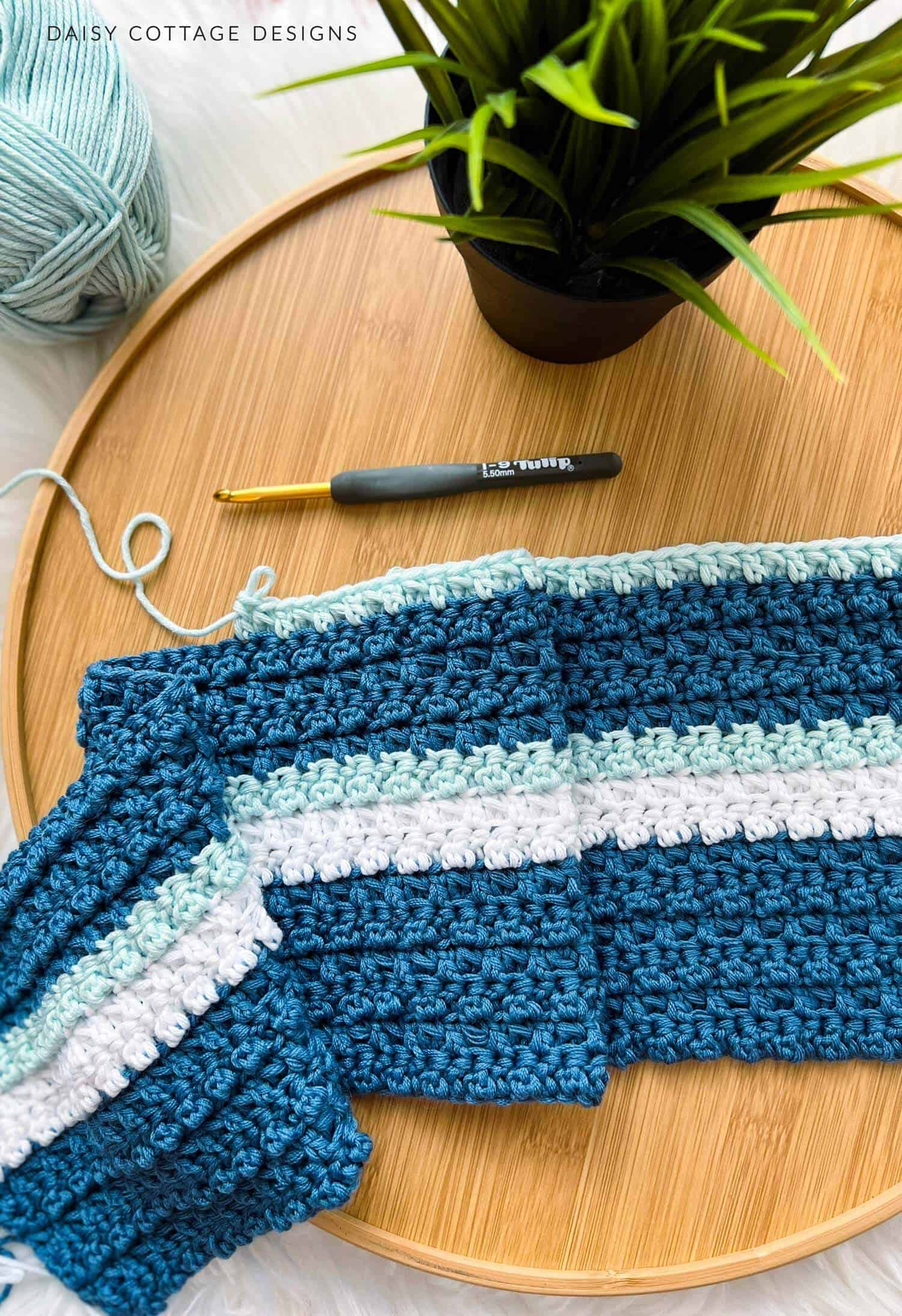 Color change crochet