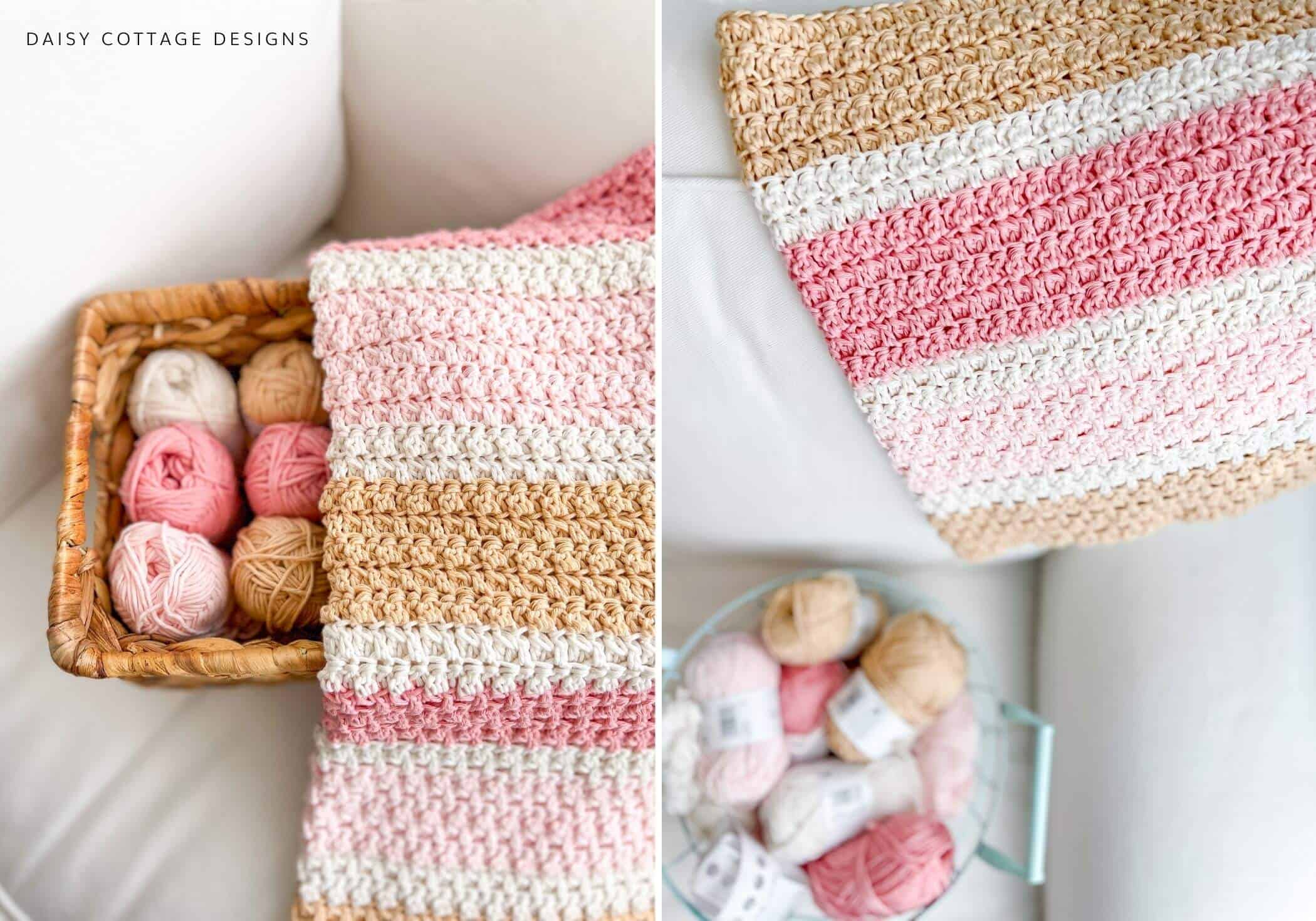 Crochet blanket pattern for baby girls