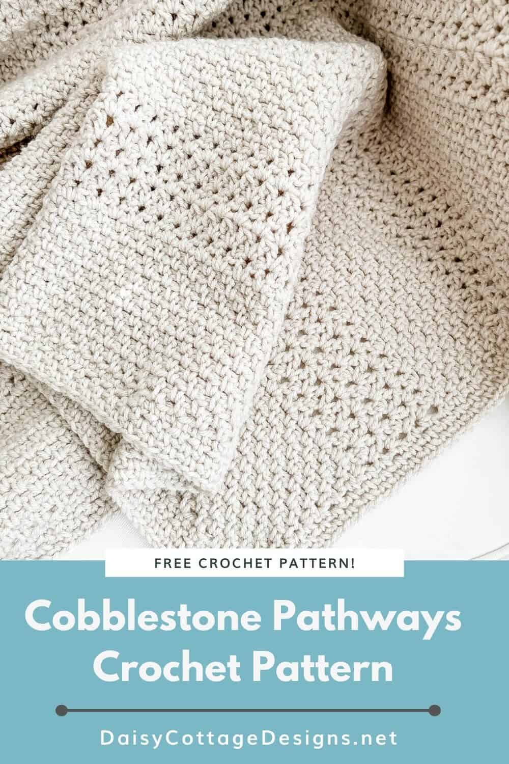 Crochet Throw Blanket Pattern: Daisy Cottage Designs