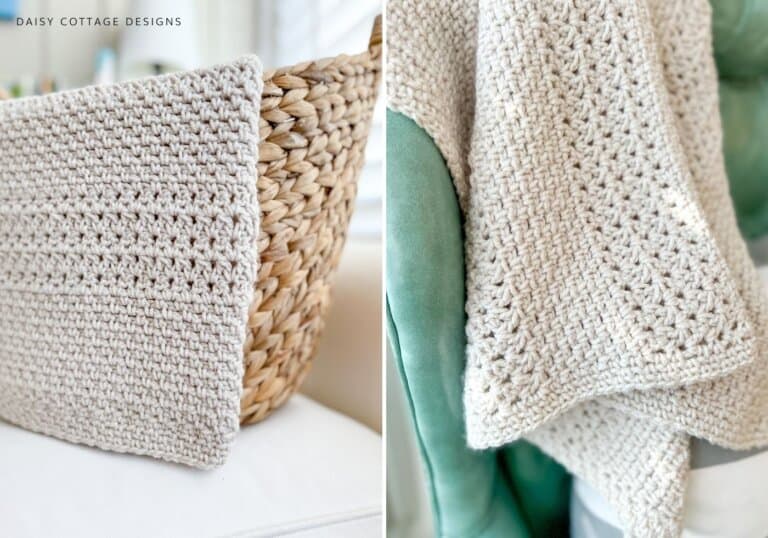 Crochet Throw Blanket Pattern Daisy Cottage Designs