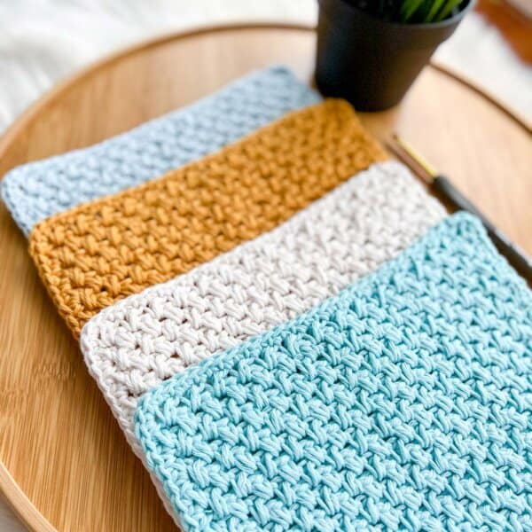 How to Crochet a Washcloth, The Pebble Beach Washcloth Pattern