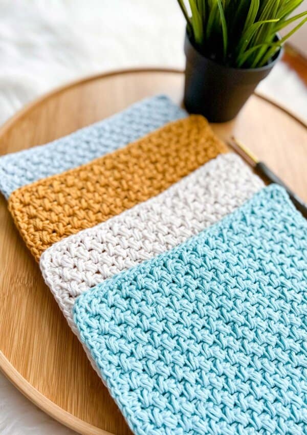How to Crochet a Washcloth, The Pebble Beach Washcloth Pattern