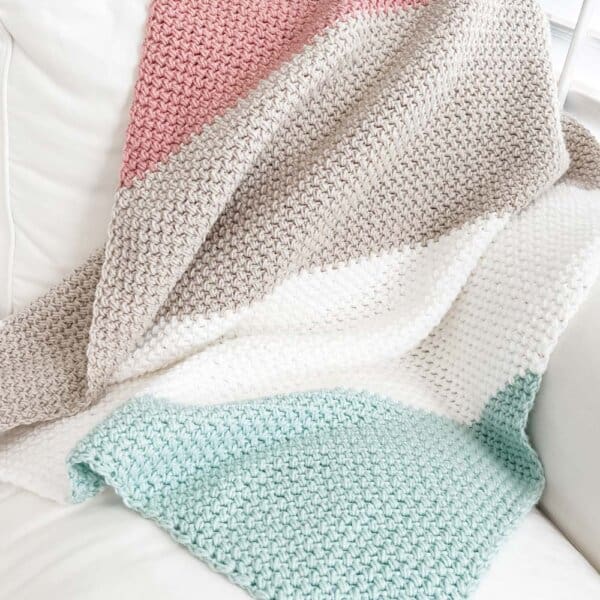 Corner to Corner Crochet Blanket Pattern, The Sunrise Sorbet Blanket