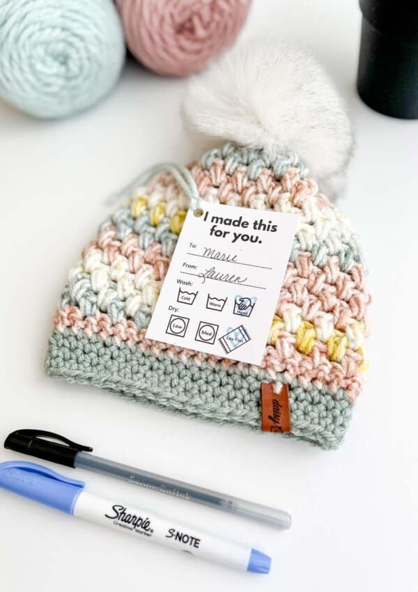 Crochet Gift Tag Printable