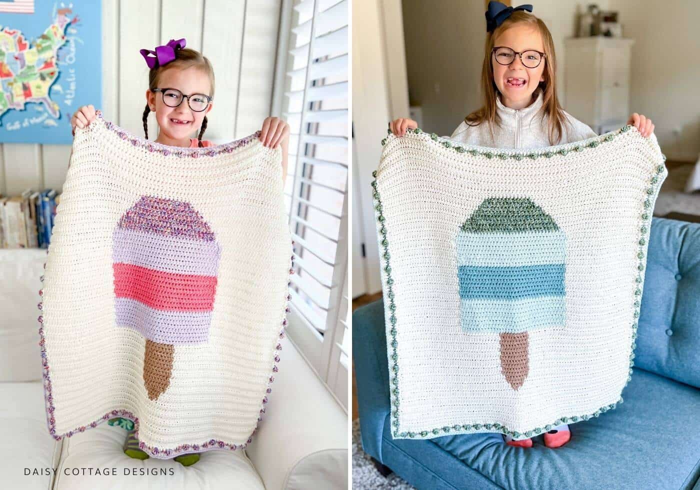 Popsicle Graphgan Crochet Blanket