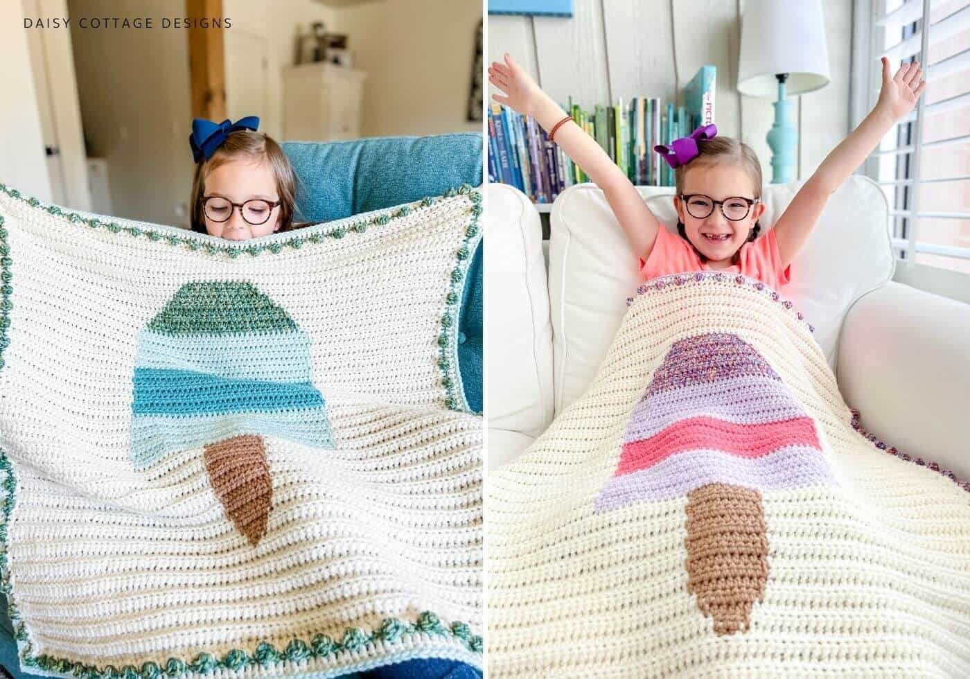 Popsicle Crochet Blankets