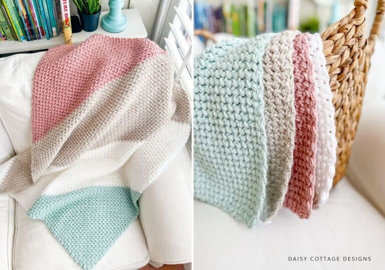 Corner to Corner Crochet Blanket Pattern - Daisy Cottage Designs