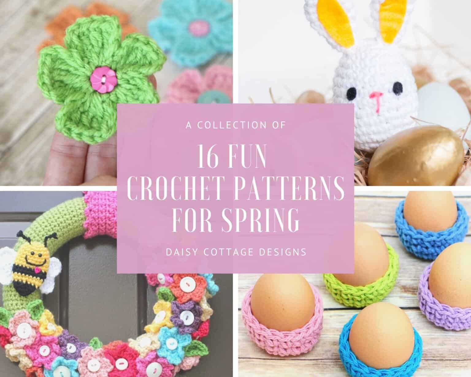 16 Free Spring Crochet Patterns Daisy Cottage Designs