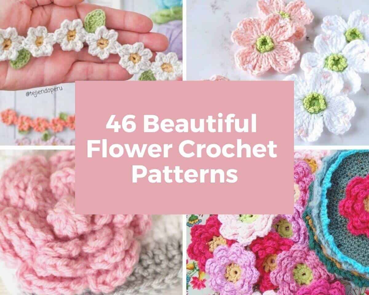 Floral Crochet Kitchen Set
