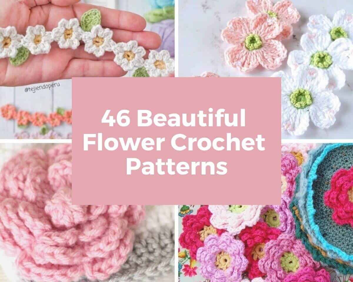 coming up flowers yarn patterns