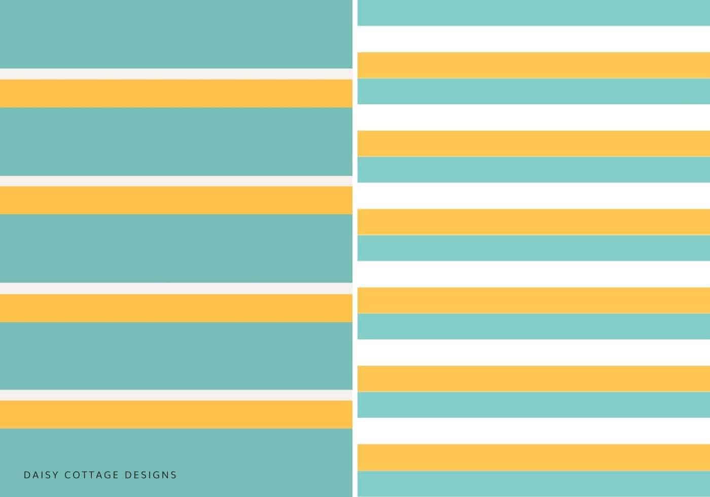 Cozy Spring Color Palette Stripe Pattern 2
