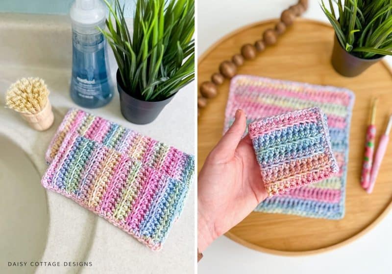 The Easiest Crochet Baby Washcloth (With Step by Step Instructions)